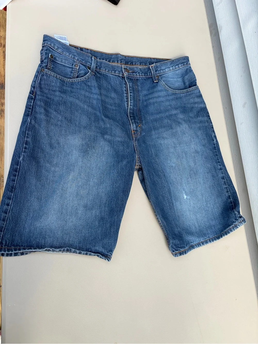 Levi's 569 jorts Blue Denim Jean Shorts - Mid Wash 40
